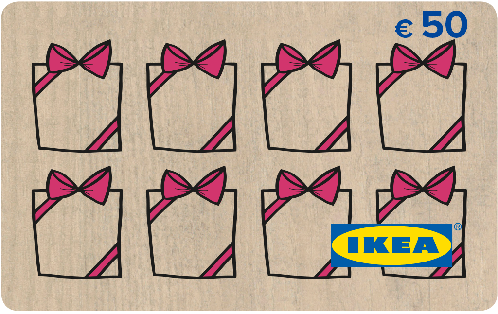 Carta regalo IKEA €50 - Flowe : carta prepagata di vari tagli