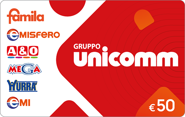Carta regalo Gruppo Unicomm €50