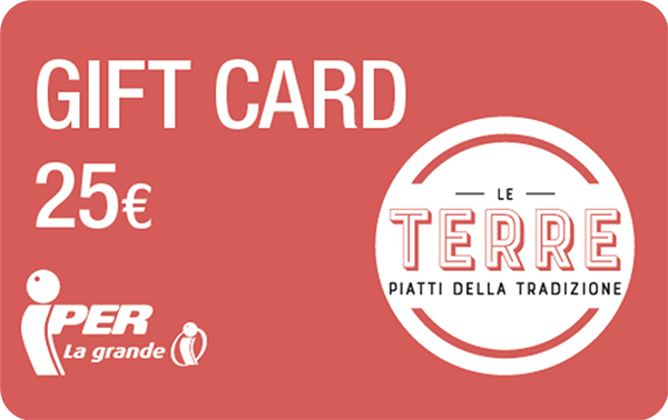 Gift Card IPER Le Terre €25