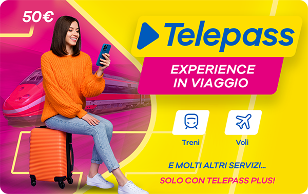 Card Telepass – Treni, Voli e molto altro €50
