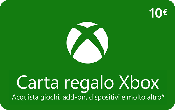 Carta Regalo Xbox Live €10