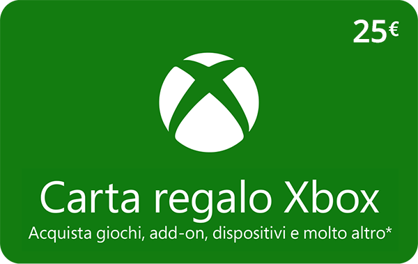 Carta Regalo Xbox Live €25