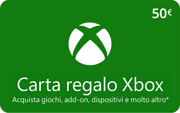 Carta Regalo Xbox Live €50