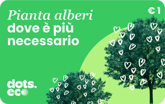 Gift Card Dots.eco Pianta alberi dove è più necessario